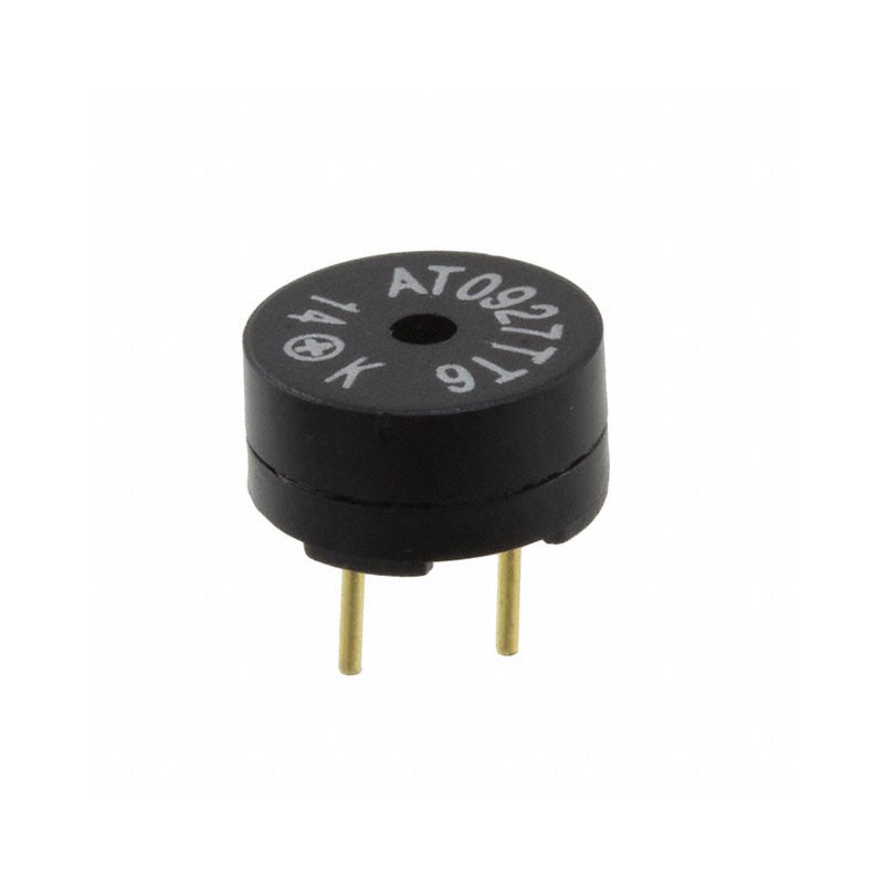 1 pcs : AT-0927-TT-6-R - Buzzers Transducer, Externally Driven Electromechanical/Magnetic 3 V 80mA 2.73kHz 85dB @ 3V, 10cm Throu