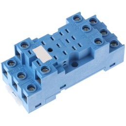 1 pcs - Finder 94 11 Pin 250V ac DIN Rail Relay Socket, for use with 55.33