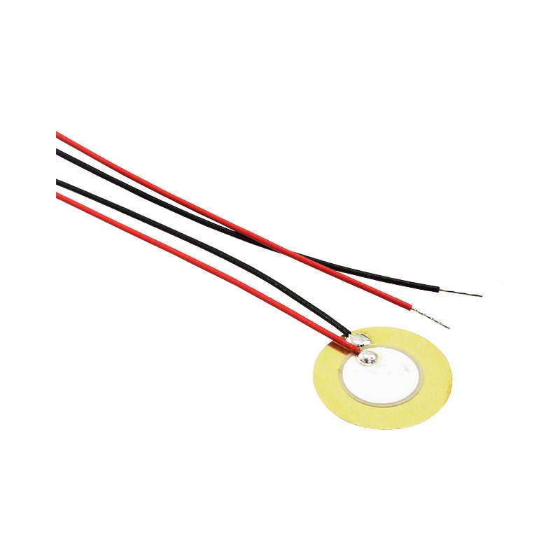 1 pcs : AB1541B-LW100-R - 4.1 kHz Standard Buzzer Element 30V p-p 0.591' Dia (15.00mm) 1 kOhms