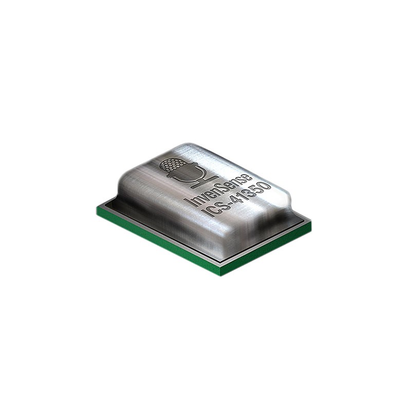 1 pcs : ICS-41350 - 50 Hz ~ 40 kHz Digital, PDM Microphone MEMS (Silicon) 1.65 V ~ 3.63 V Omnidirectional (-32dB ±1dB) Solder Pa