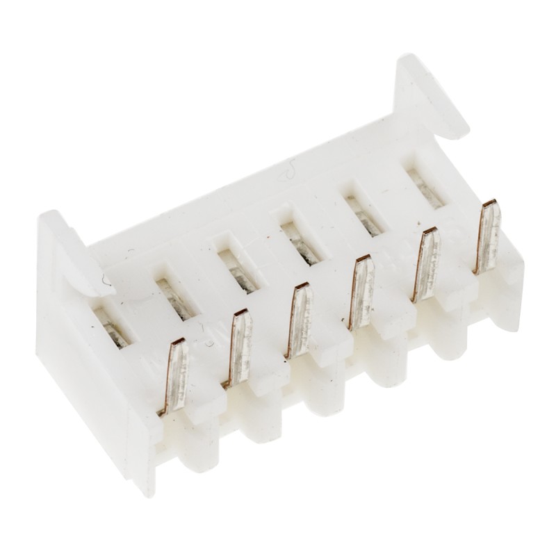 5 pcs - Molex KK 254 Series Right Angle Through Hole Mount PCB Socket, 6-Contact, 1-Row, 2.54mm Pitch, Solder Termination