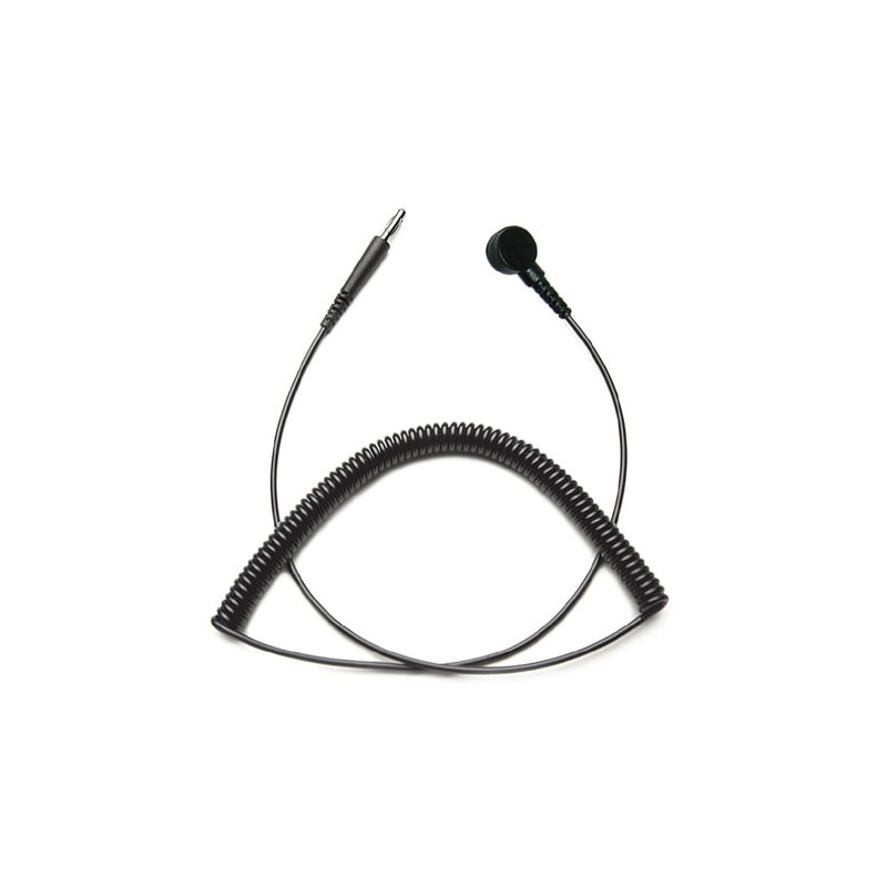 1 pcs : Transforming Technologies CC0038 - Cord (For Wrist Straps) 6' (1.83m) 1 mOhms Black