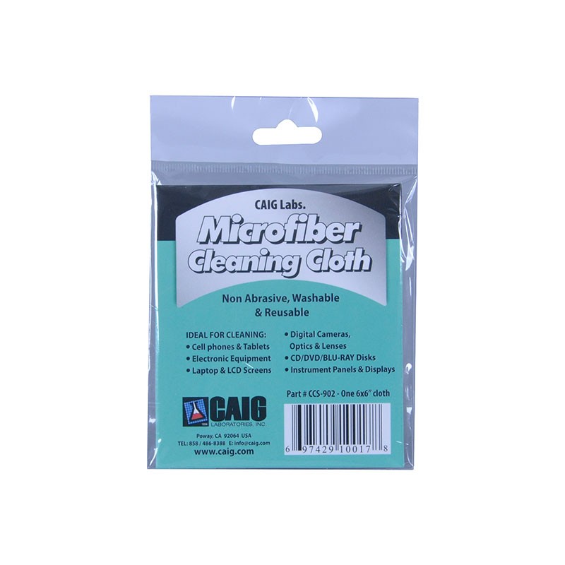 1 pcs : CAIG Laboratories, Inc. CCS-902 - Cleaning Cloth Electronic Equipment 1 (6' L x 6' W)