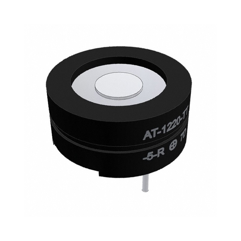 1 pcs : AT-1220-TT-5-R - Buzzers Transducer, Externally Driven Electromechanical/Magnetic 1.5 V 10mA 2.048kHz 73dB @ 1.5V, 10cm 