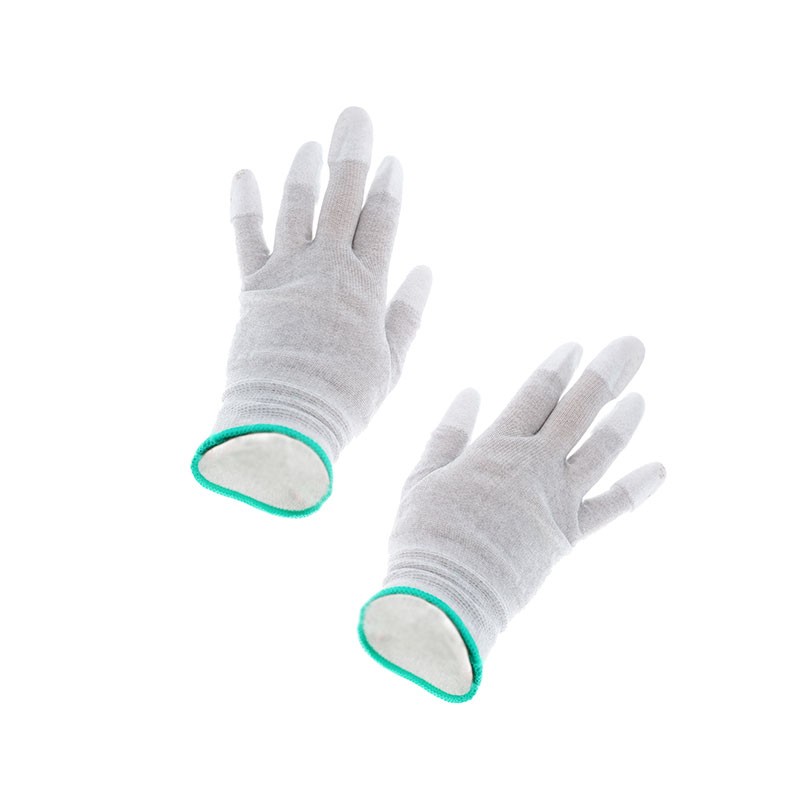 1 pcs : ACL Staticide Inc GLKT-M - Yarn Gloves, Non Gendered - Dissipative Medium Tipped Fingers