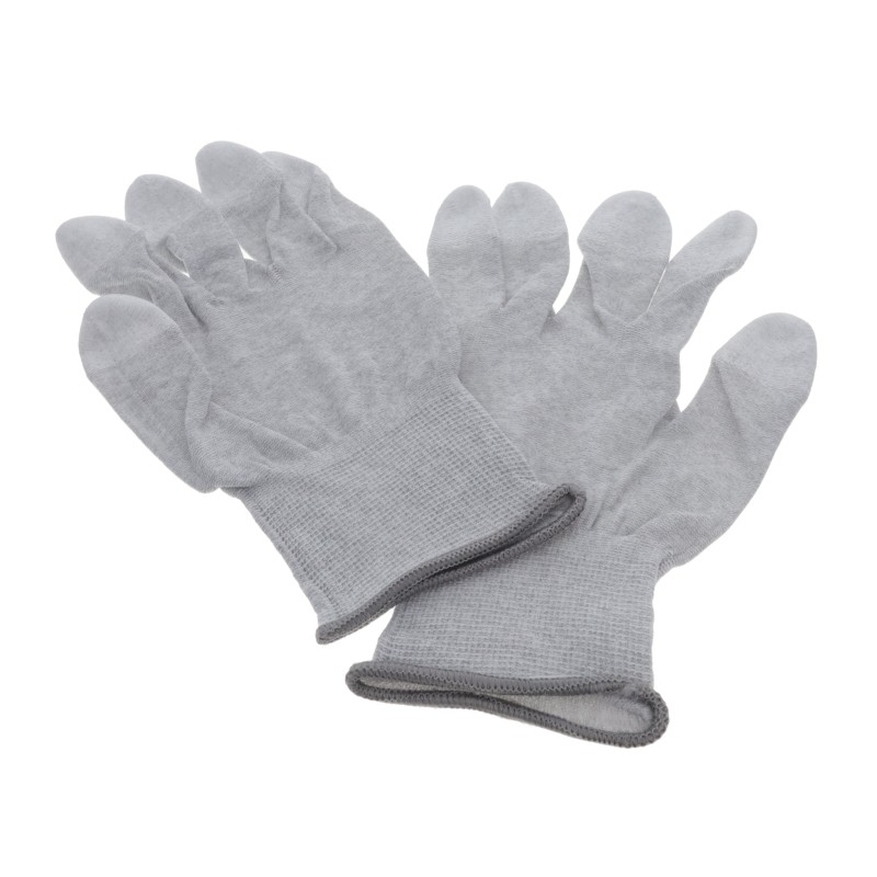 1 pcs : ACL Staticide Inc GLKT-2XL - Yarn Gloves, Non Gendered - Dissipative 2XLarge Tipped Fingers