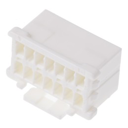 10 pcs - Molex, MicroClasp Female Connector Housing, 2mm Pitch, 14 Way, 2 Row