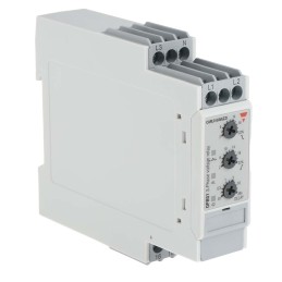 1 pcs - Carlo Gavazzi Phase, Voltage Monitoring Relay, 3, 3+N Phase, SPDT, 323 - 550V ac, DIN Rail