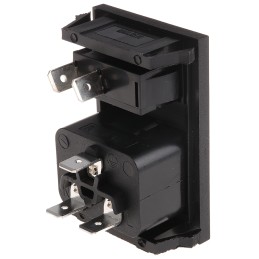 1 pcs - Bulgin C20 Snap-In IEC Connector Male, 16A, 250 V