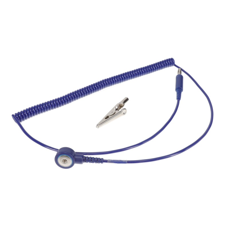 1 pcs : ACL Staticide Inc 8101 - Cord (For Wrist Straps) 6' (1.83m) 1 MOhms Dark Blue