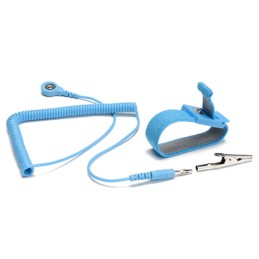 1 pcs : Desco S1015-06 - Wrist Strap with Cord 6' (1.83m) 1 MOhms Light Blue