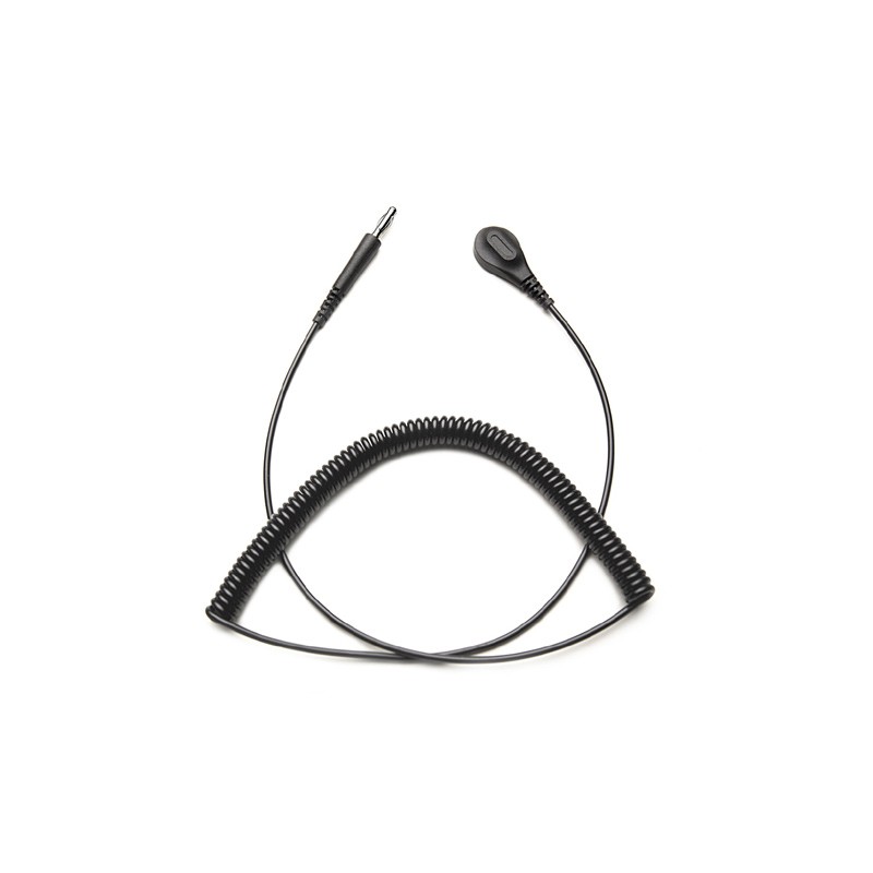 1 pcs : Transforming Technologies CC9020 - Cord (For Wrist Straps) 20' (6.10m) 1 mOhms Black