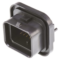 1 pcs - TE Connectivity SUPER SEAL Series Straight Through Hole Mount PCB Socket, 26-Contact, 4-Row, 3mm Pitch, Solder