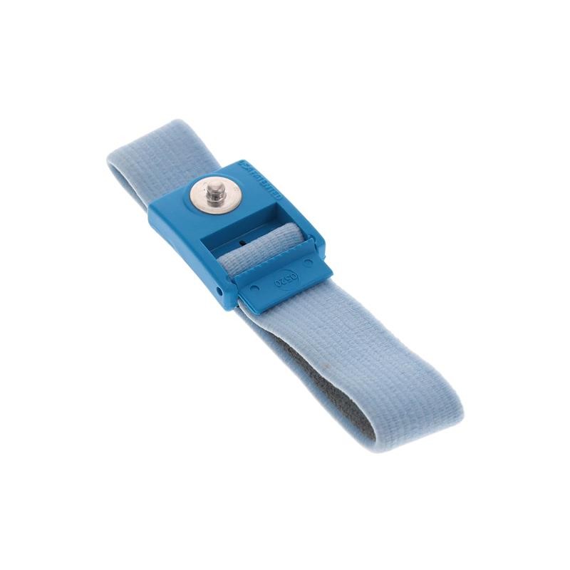 1 pcs : ACL Staticide Inc 8113 - Wrist Strap One Size 100 kOhms Light Blue