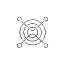 1 pcs : 08148 - Fan Filters & Accessories 50mm Wire Form Fan Guard, Bright Nickel Chrome Finish