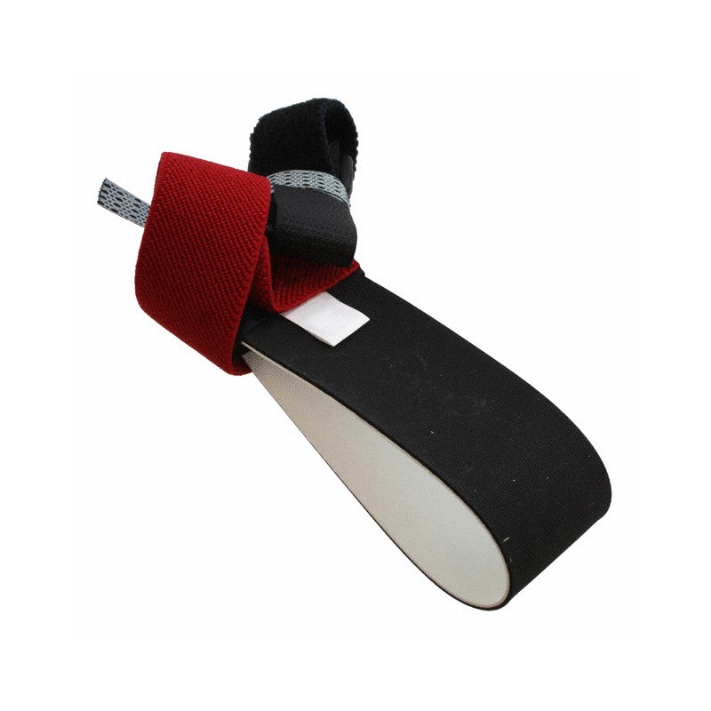 1 pcs : SCS HGS1MD-RED - Heel Strap One Size 1 MOhms Black, Red