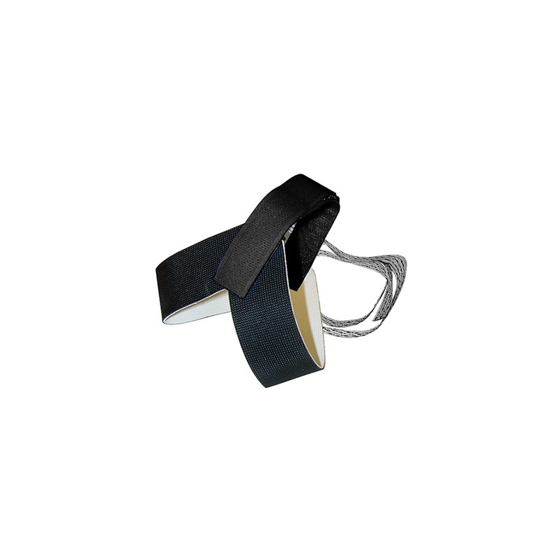 1 pcs : Transforming Technologies HG1360-XL - Heel Strap 1 mOhms Black, Gray