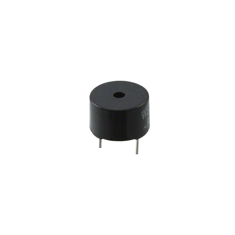 1 pcs : WST-1212UX - Buzzers Indicator, Internally Driven Magnetic 12 V 30mA 2.3kHz 83dB @ 12V, 10cm Through Hole PC Pins