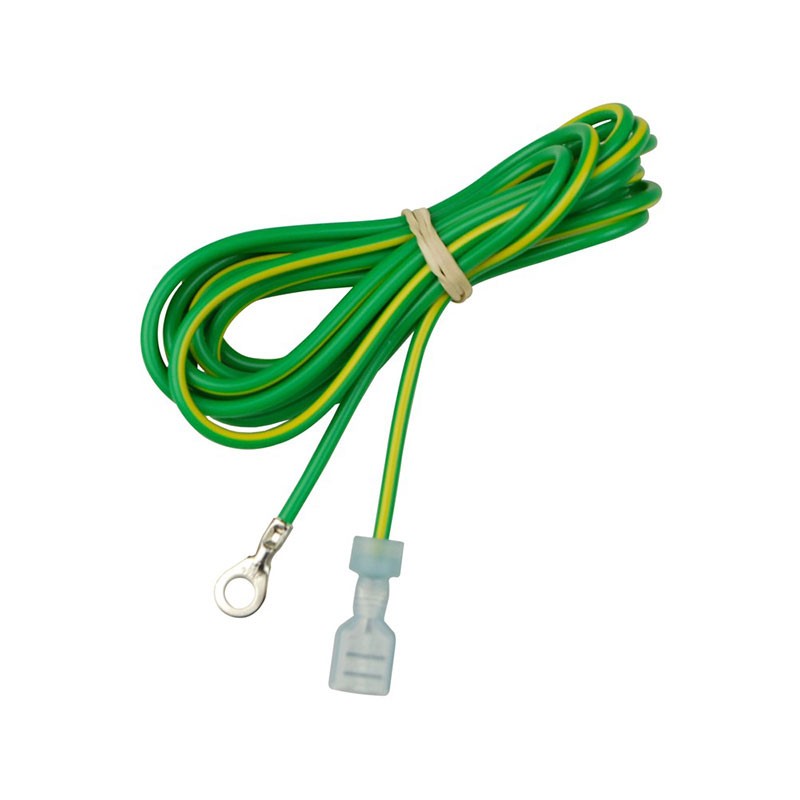 1 pcs : Protektive Pak 47204 - Cord (For Mats, Wrist Straps) 6' (1.83m) Green, Yellow Stripe