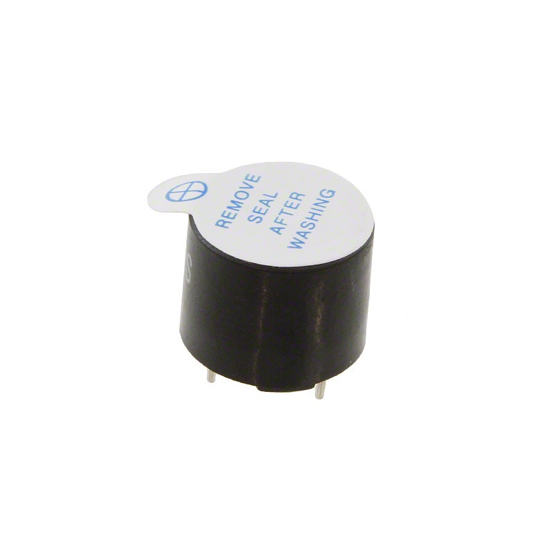 1 pcs : WST-1212S - Buzzers Indicator, Internally Driven Magnetic 12 V 40mA 2.3kHz 85dB @ 12V, 10cm Through Hole PC Pins