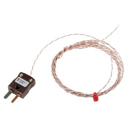 1 pcs - RS PRO Type T Thermocouple 2m Length, 1/0.2mm Diameter - +250°C