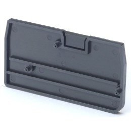 10 pcs - XW5E End Cover for use with XW5G-P1.5-1.1-1 Grounding Terminal Block, XW5T-P1.5-1.1-1 Feed Through Terminal Block