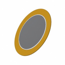 1 pcs : AB4141B - 4.1 kHz Standard Buzzer Element 30V p-p 1.614' Dia (41.00mm) 1 kOhms