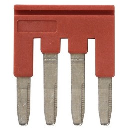 10 pcs - XW5S Short Bar for use with XW5G-P2.5-4 Grounding Terminal Block, XW5T-P2.5-4 Feed Through Terminal Block