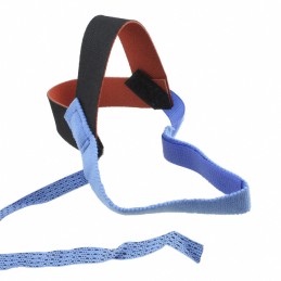 1 pcs : Desco 17202 - Heel Strap One Size 2 MOhms Black, Blue