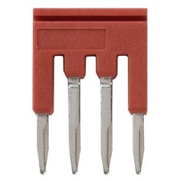 10 pcs - XW5S Short Bar for use with XW5G-P1.5-4 Grounding Terminal Block, XW5T-P1.5-4 Feed Through Terminal Block