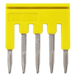 10 pcs - XW5S Short Bar for use with XW5G-P1.5-5 Grounding Terminal Block, XW5T-P1.5-5 Feed Through Terminal Block