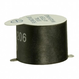 1 pcs : CD-1206-SMT - Buzzers Transducer, Externally Driven Magnetic 5 V 40mA 2.4kHz 85dB @ 5V, 10cm Surface Mount Solder Pads