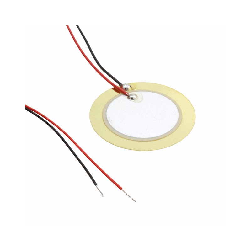 1 pcs : AB2040B-LW100-R - 4 kHz Standard Buzzer Element 30V p-p 0.787' Dia (20.00mm) 350 Ohms