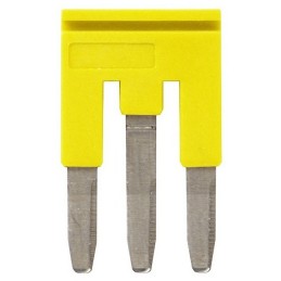 10 pcs - XW5S Short Bar for use with XW5G-P2.5-3 Grounding Terminal Block, XW5T-P2.5-3 Feed Through Terminal Block