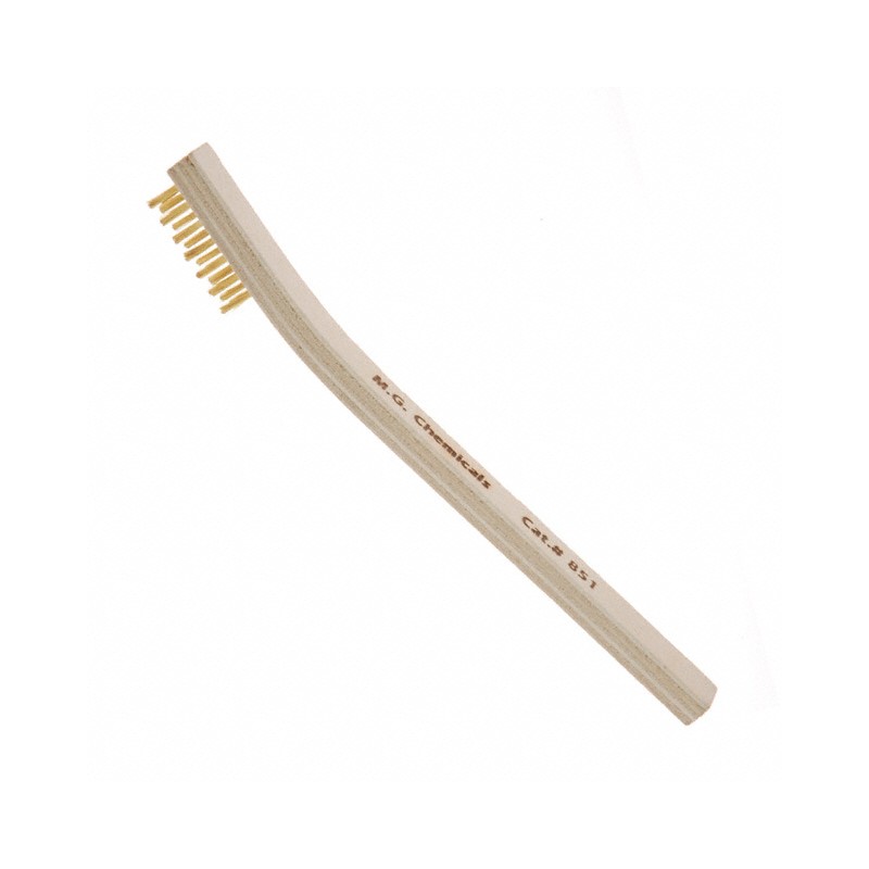 1 pcs : MG Chemicals 851 - Brush, Single Head Brass Tip 7.75' (196.9mm) 1 PC