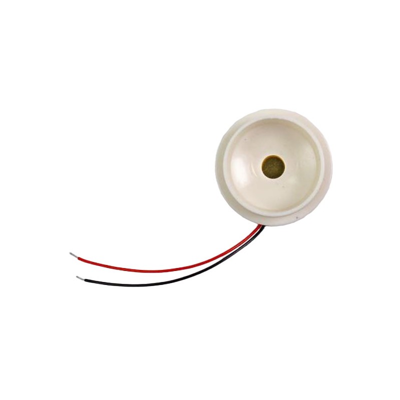 1 pcs : PT-3017L - Buzzers Transducer, Externally Driven Piezo 30 V 10mA 3.3kHz 85dB @ 30V, 10cm Custom Wire Leads