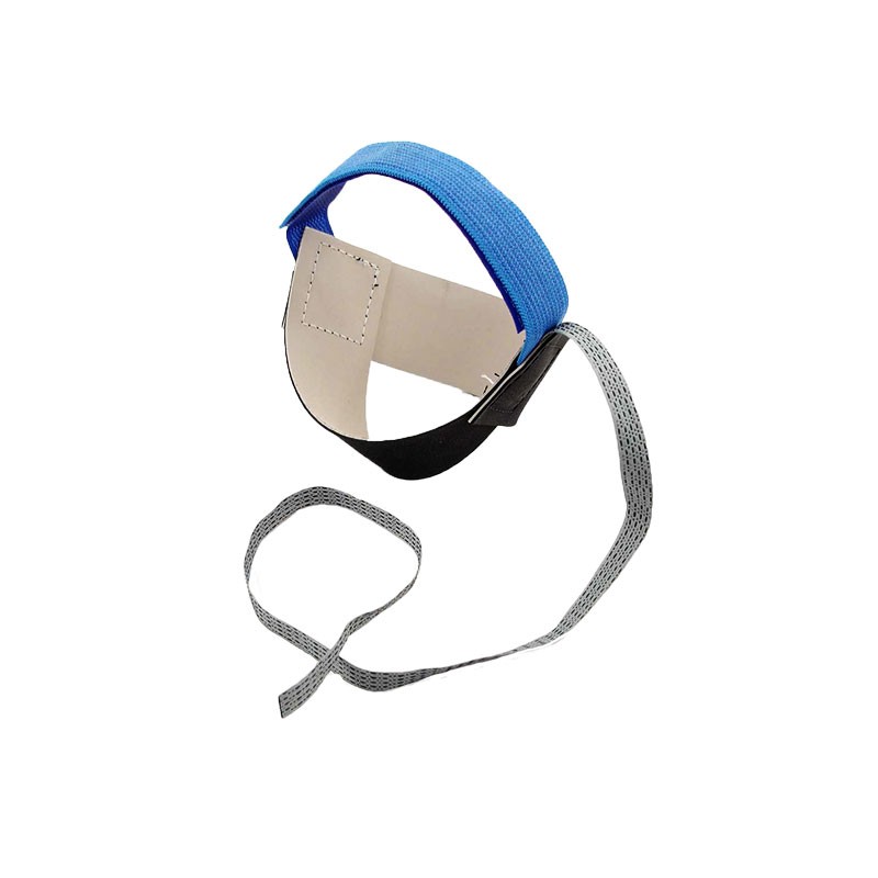 1 pcs : Botron Company Inc. B7506-B - Heel Strap (Sole Coverage) Medium 1 MOhms Blue