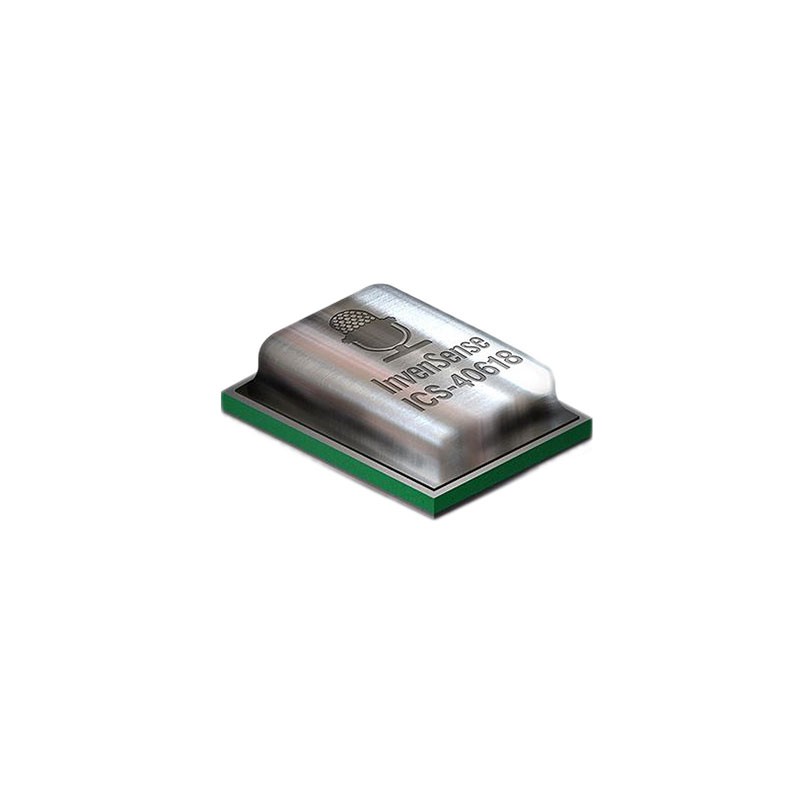 1 pcs : ICS-40618 - 50 Hz ~ 20 kHz Analog Microphone MEMS (Silicon) 1.52 V ~ 3.63 V Omnidirectional (-38db ±1dB) Solder Pads
