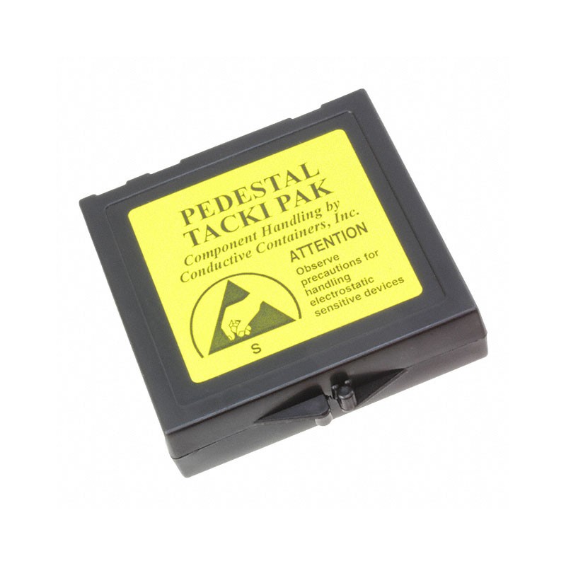 1 pcs : Conductive Containers, Inc. PTP2525-200 - Card Carrier Shipping 2.56' L x 2.56' W x 0.50' H (65.1mm x 65.1mm x 12.7mm)