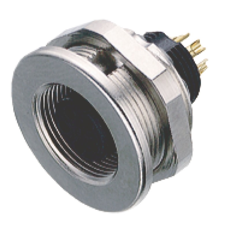 50 pcs - binder Circular Connector, 8 Contacts, Panel Mount, M9 Connector, Socket, Female, IP67, 712 Series