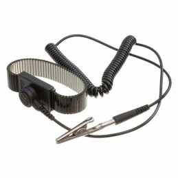 1 pcs : Botron Company Inc. B9478 - Wrist Strap with Cord 6' (1.83m) One Size 1 MOhms Black