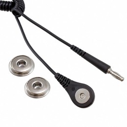 1 pcs : Desco 09180 - Cord (For Wrist Straps) 6' (1.83m) 1 MOhms Onyx