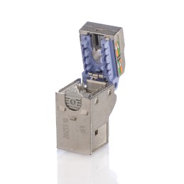 1 pcs - Schneider Electric Actassi Series Female RJ45 Connector, Cable Mount, Cat6, F/FTP, F/UTP, S/FTP, SF/UTP, U/FTP Shield