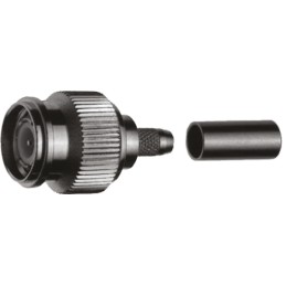 15 pcs - Telegartner, Plug Cable Mount TNC Connector, 50Ω, Crimp Termination, Straight Body