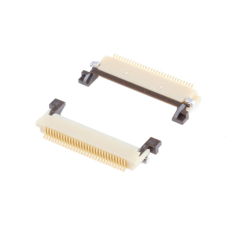 10 pcs - Hirose, FH12 0.5mm Pitch 30 Way Right Angle Female FPC Connector, ZIF Top Contact