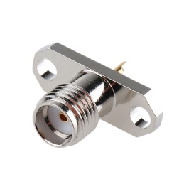 1 pcs - Telegartner, jack Flange Mount SMA Connector, 50Ω, Solder Termination, Straight Body