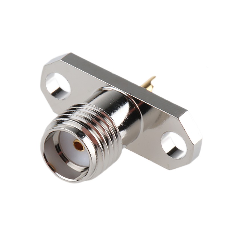 1 pcs - Telegartner, jack Flange Mount SMA Connector, 50Ω, Solder Termination, Straight Body