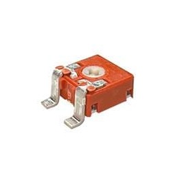 1 pcs : 06TR4FA104DPR - Trimmer Resistors - SMD 6mm Trimmer 100kOhm 25% VSMD