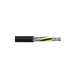 1 Reel of 100 - RS PRO Multicore Industrial Cable, 18 Cores, 0.5 mm², DEF STAN, Unscreened, 100m, Black PVC Sheath