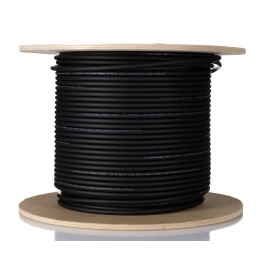 1 Reel of 100 M - RS PRO OM3 Multi Mode OM3 Fibre Optic Cable, Black, 100m